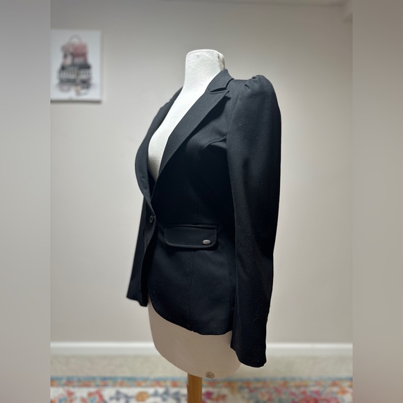 Guess Los Angeles black fitted blazer women’s size small - Picture 4 of 7